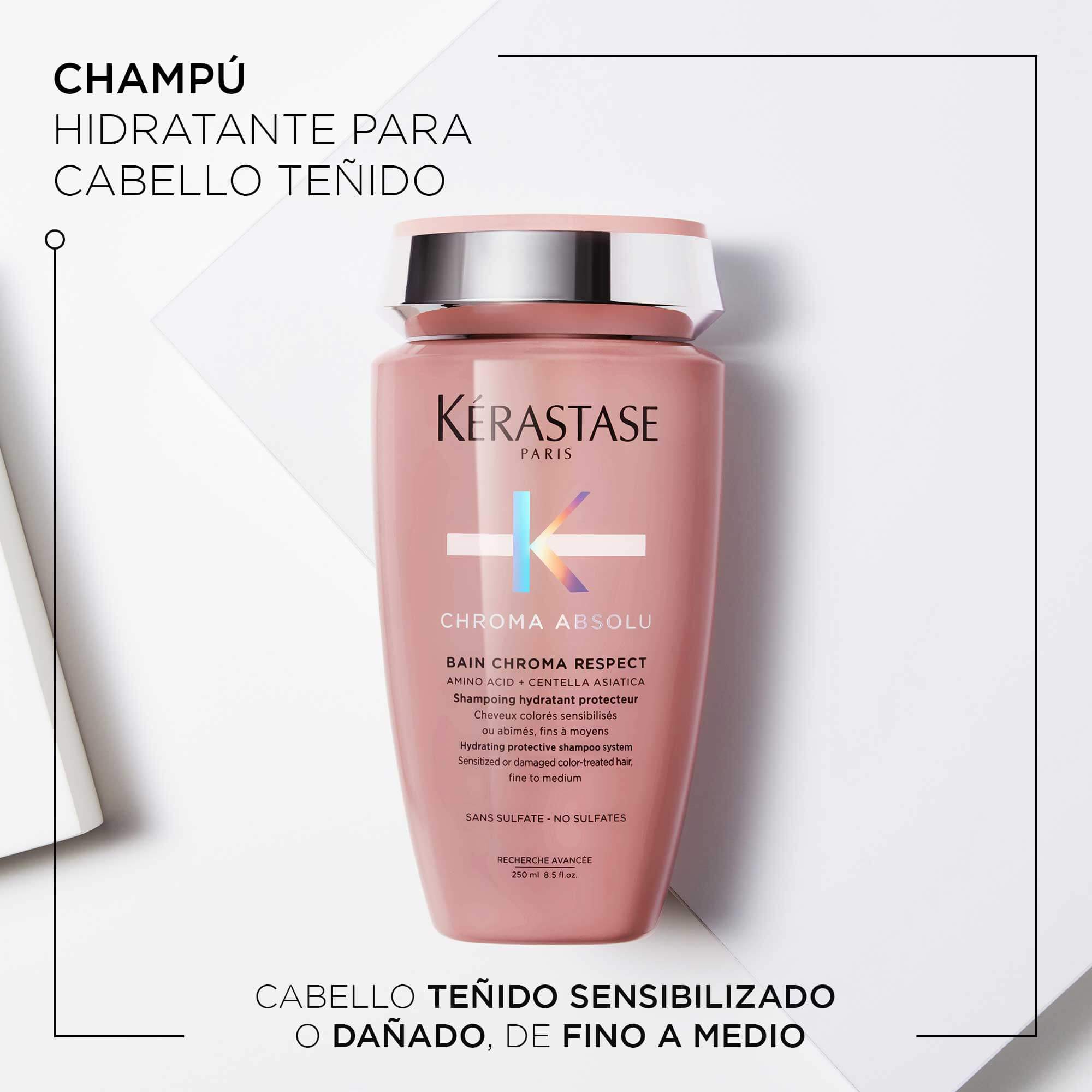 BAIN CHROMA RESPECT (SHAMPOO PARA CABELLO TEÑIDO)